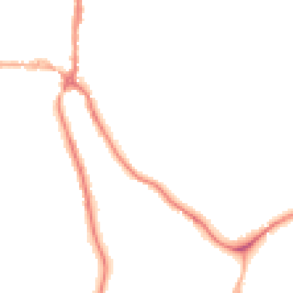 Night-time road noise heatmap for S35 1YU