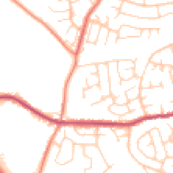 Daytime road noise heatmap for S35 2PU