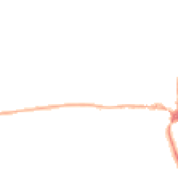 Night-time road noise heatmap for S35 2RJ