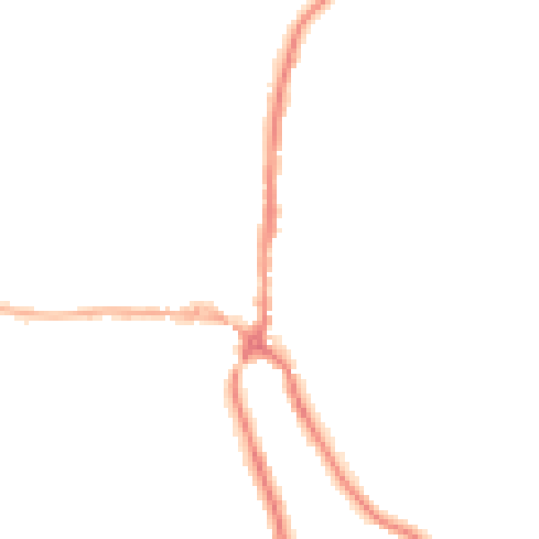 Night-time road noise heatmap for S35 2XE