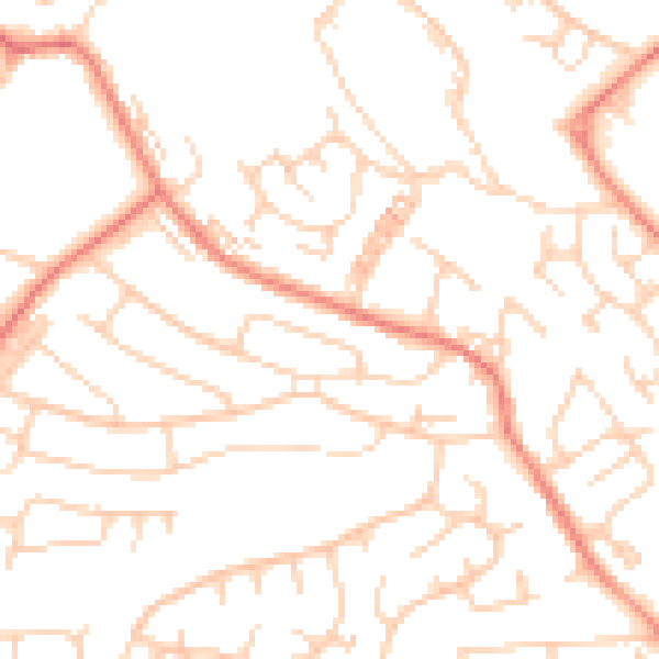 Daytime road noise heatmap for S35 3GU