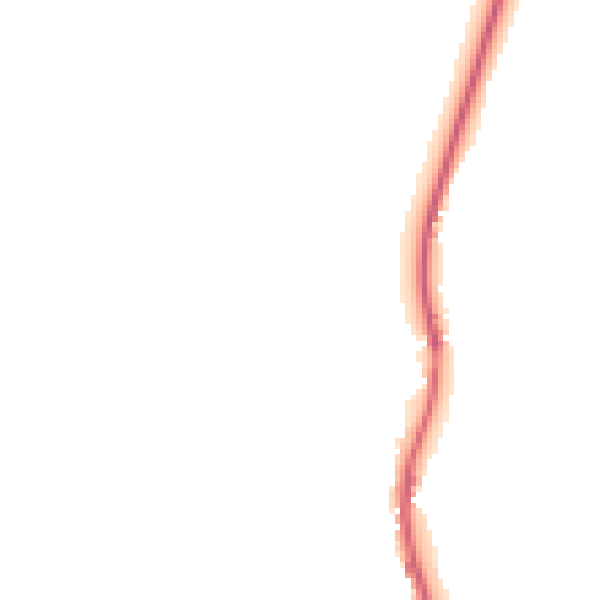 Night-time road noise heatmap for S35 8NT