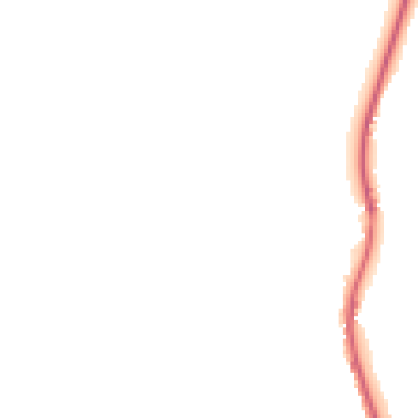 Night-time road noise heatmap for S35 8PL