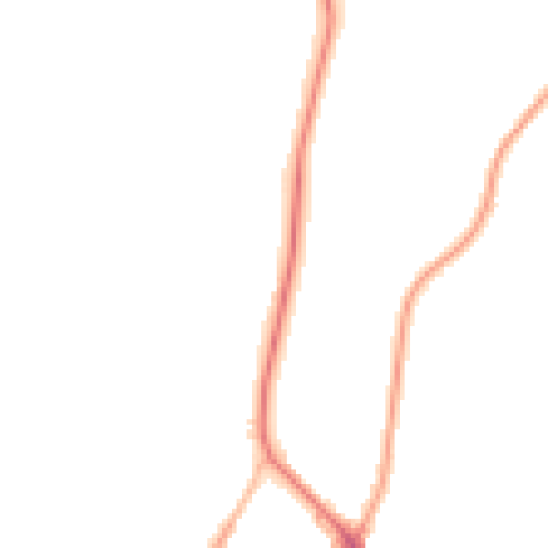 Night-time road noise heatmap for S35 9WD