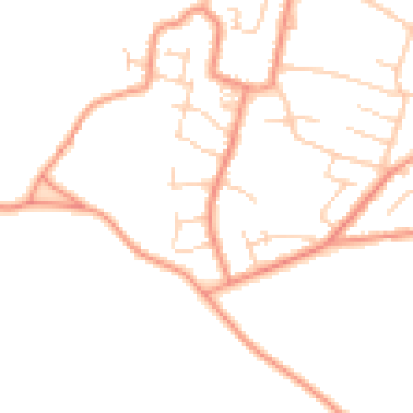 Daytime road noise heatmap for S36 1AR