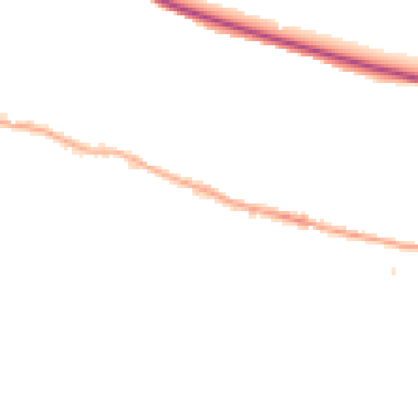 Night-time road noise heatmap for S36 1BR