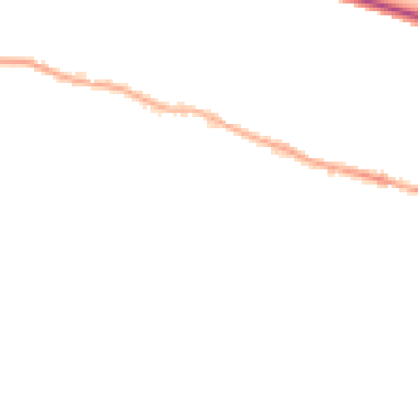 Night-time road noise heatmap for S36 1BS
