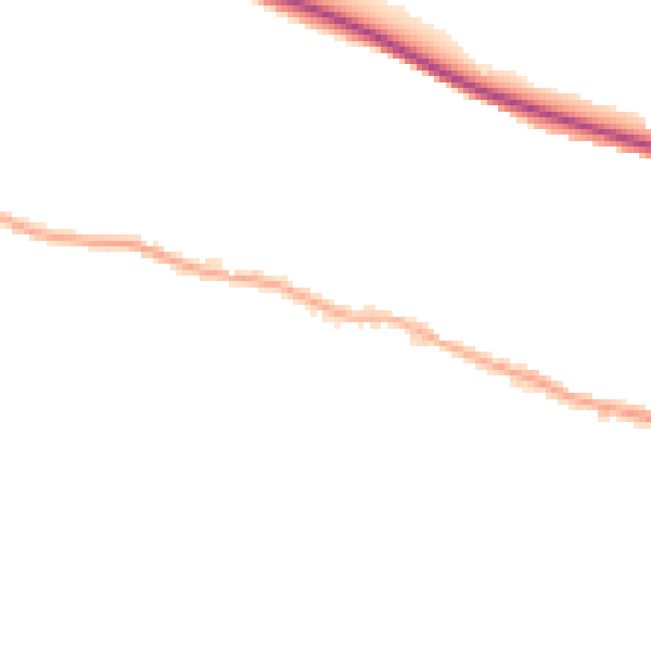Night-time road noise heatmap for S36 1DP