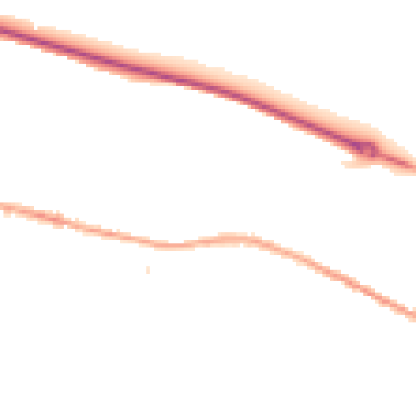 Night-time road noise heatmap for S36 2AJ