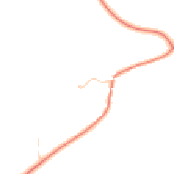 Daytime road noise heatmap for S36 4TE