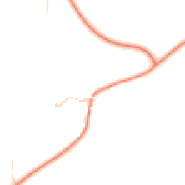 Daytime road noise heatmap for S36 4TF