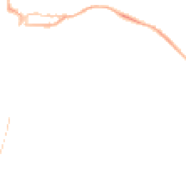 Night-time road noise heatmap for S36 6EE