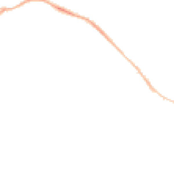Night-time road noise heatmap for S36 6GE