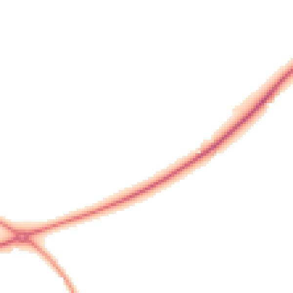 Night-time road noise heatmap for S36 7LL