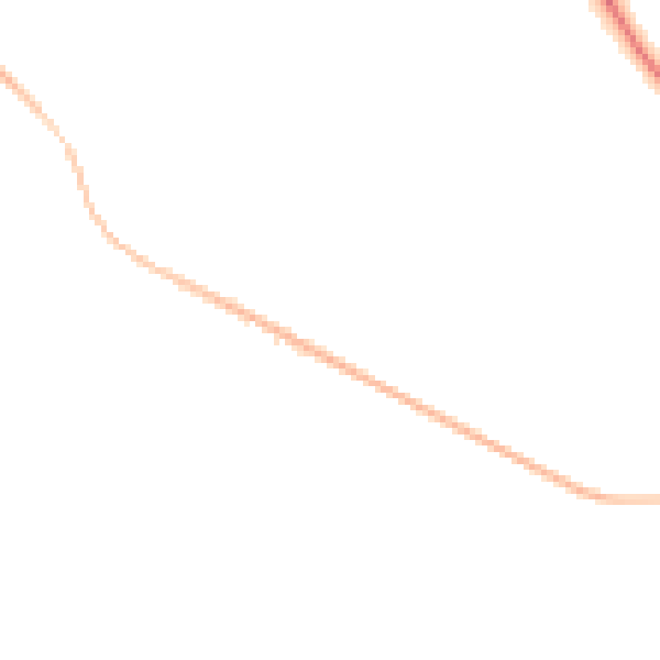 Night-time road noise heatmap for S36 8YA