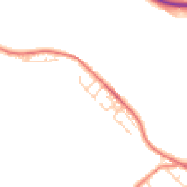 Daytime road noise heatmap for S36 8YG