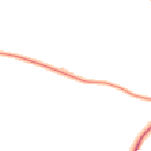 Daytime road noise heatmap for S36 9NN