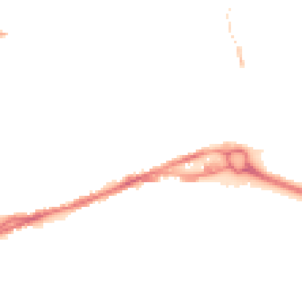 Night-time road noise heatmap for S40 1BH
