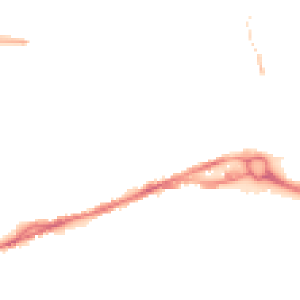 Night-time road noise heatmap for S40 1BP