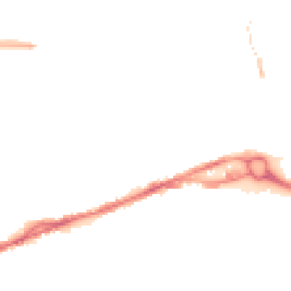 Night-time road noise heatmap for S40 1DD