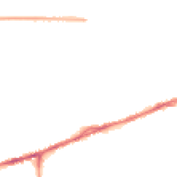 Night-time road noise heatmap for S40 1EE