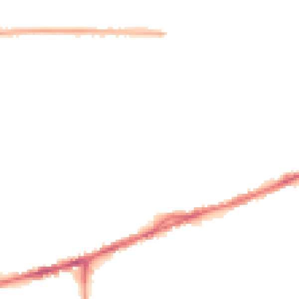 Night-time road noise heatmap for S40 1EG