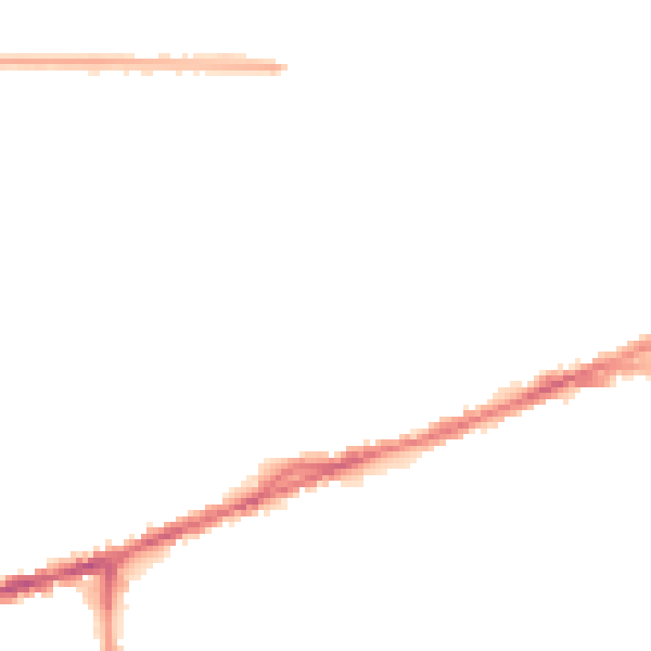Night-time road noise heatmap for S40 1EW