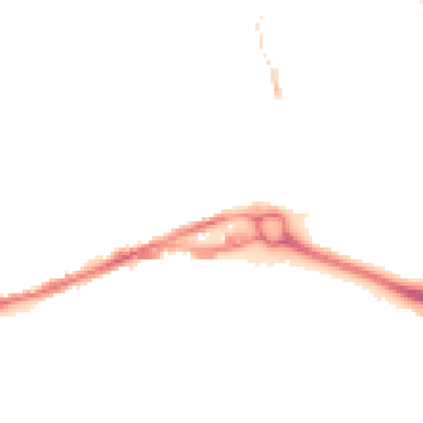 Night-time road noise heatmap for S40 2AJ