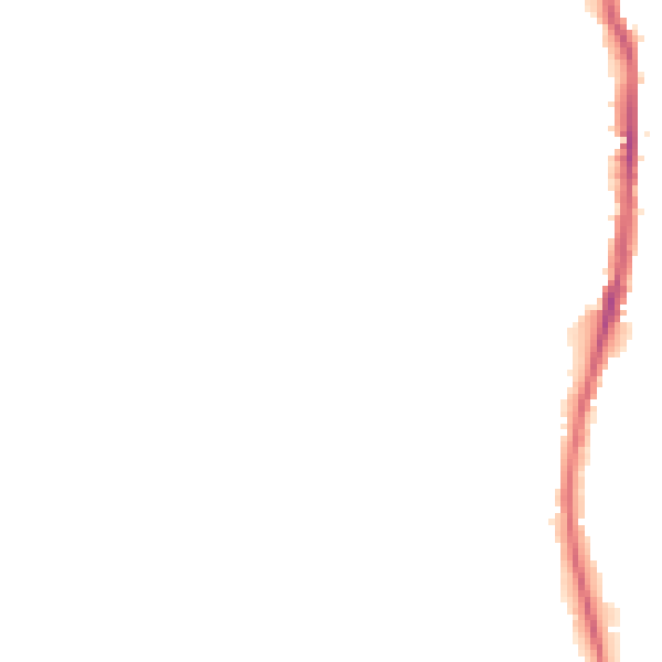 Night-time road noise heatmap for S40 2HL