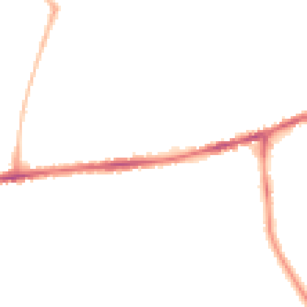 Night-time road noise heatmap for S40 3AP