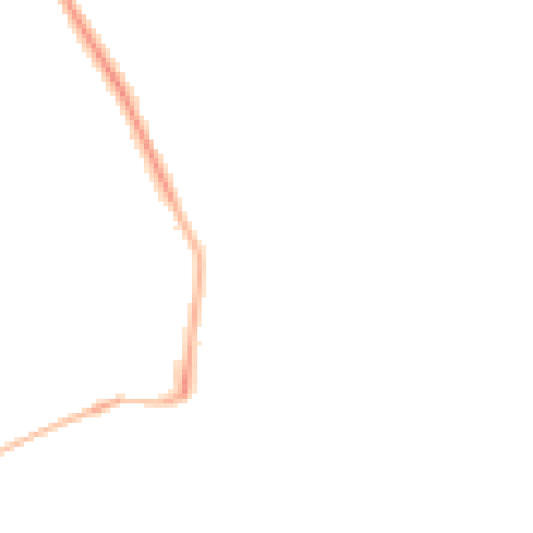Night-time road noise heatmap for S40 3JD