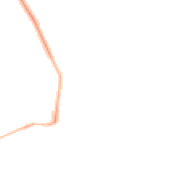 Night-time road noise heatmap for S40 3JF