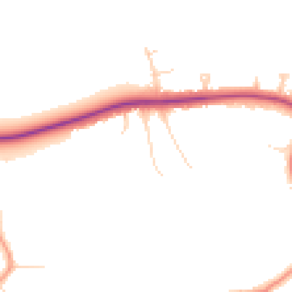 Daytime road noise heatmap for S40 3PL