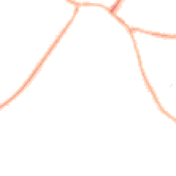 Night-time road noise heatmap for S40 4JS