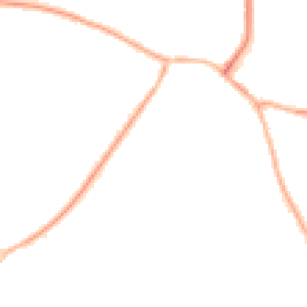 Night-time road noise heatmap for S40 4PJ