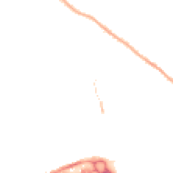 Night-time road noise heatmap for S40 4TP