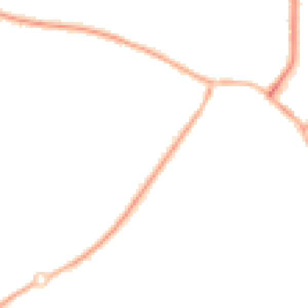 Night-time road noise heatmap for S40 4UA