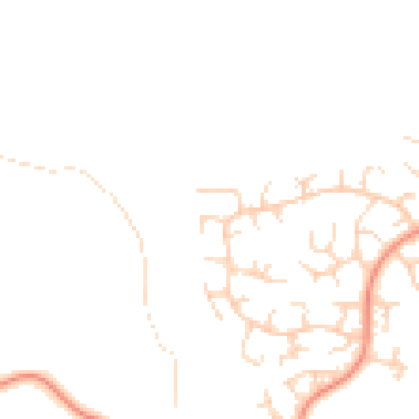 Daytime road noise heatmap for S40 4XZ