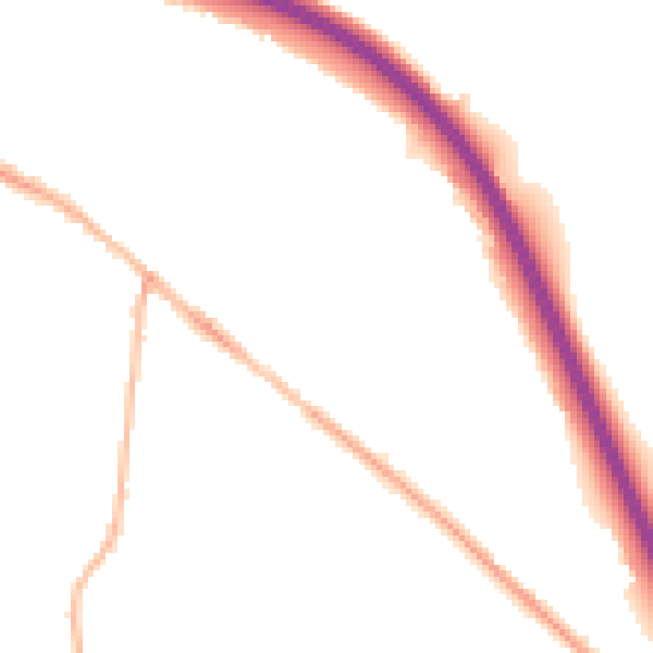 Night-time road noise heatmap for S41 0AW