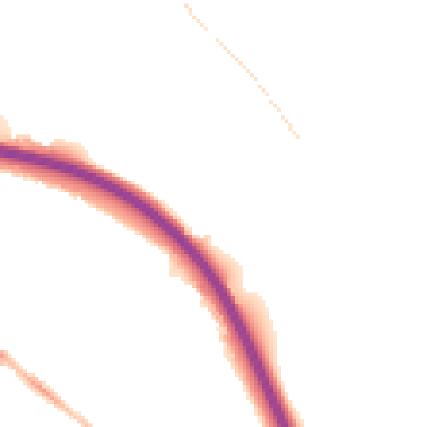 Night-time road noise heatmap for S41 0BA