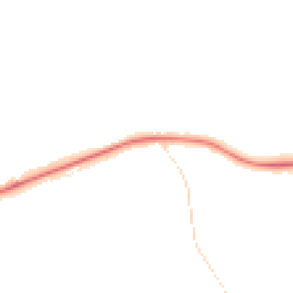 Night-time road noise heatmap for S41 0BF