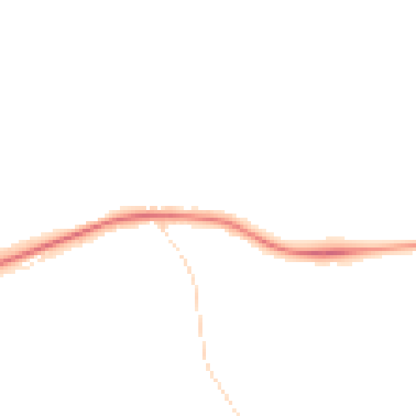 Night-time road noise heatmap for S41 0BJ