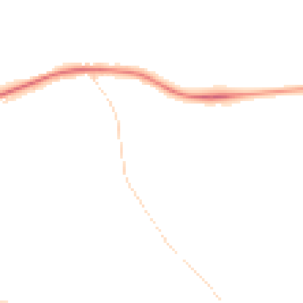 Night-time road noise heatmap for S41 0BS