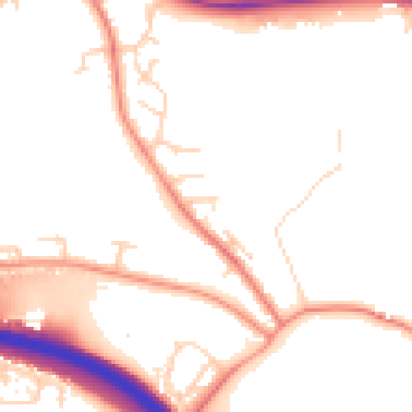 Daytime road noise heatmap for S41 0BX