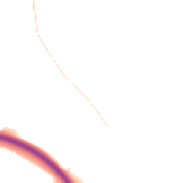 Night-time road noise heatmap for S41 0BZ