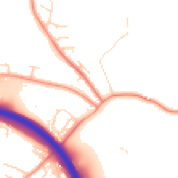 Daytime road noise heatmap for S41 0DB
