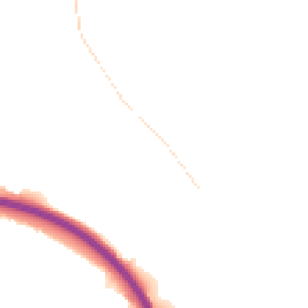 Night-time road noise heatmap for S41 0DD