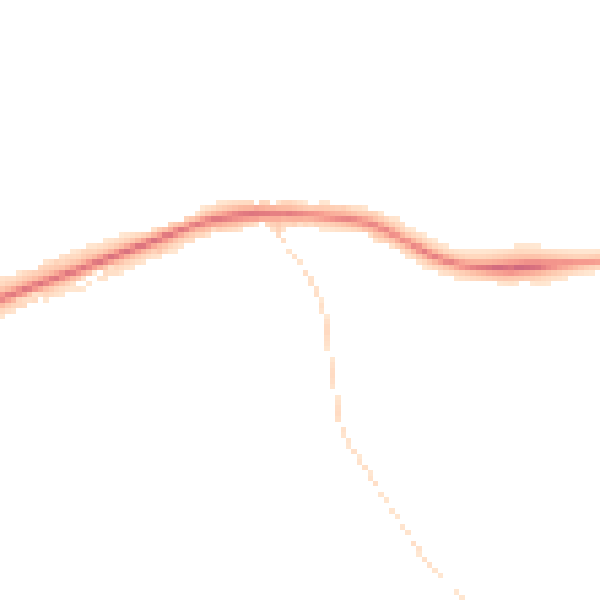 Night-time road noise heatmap for S41 0DF