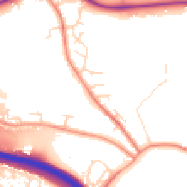 Daytime road noise heatmap for S41 0DG