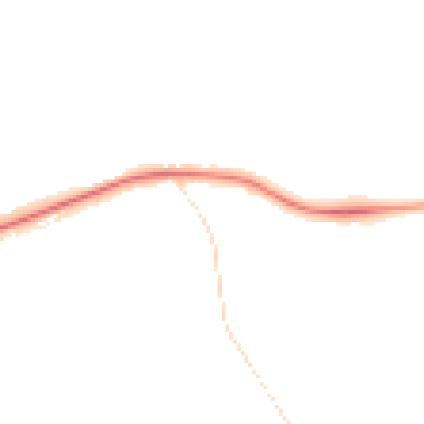 Night-time road noise heatmap for S41 0DJ